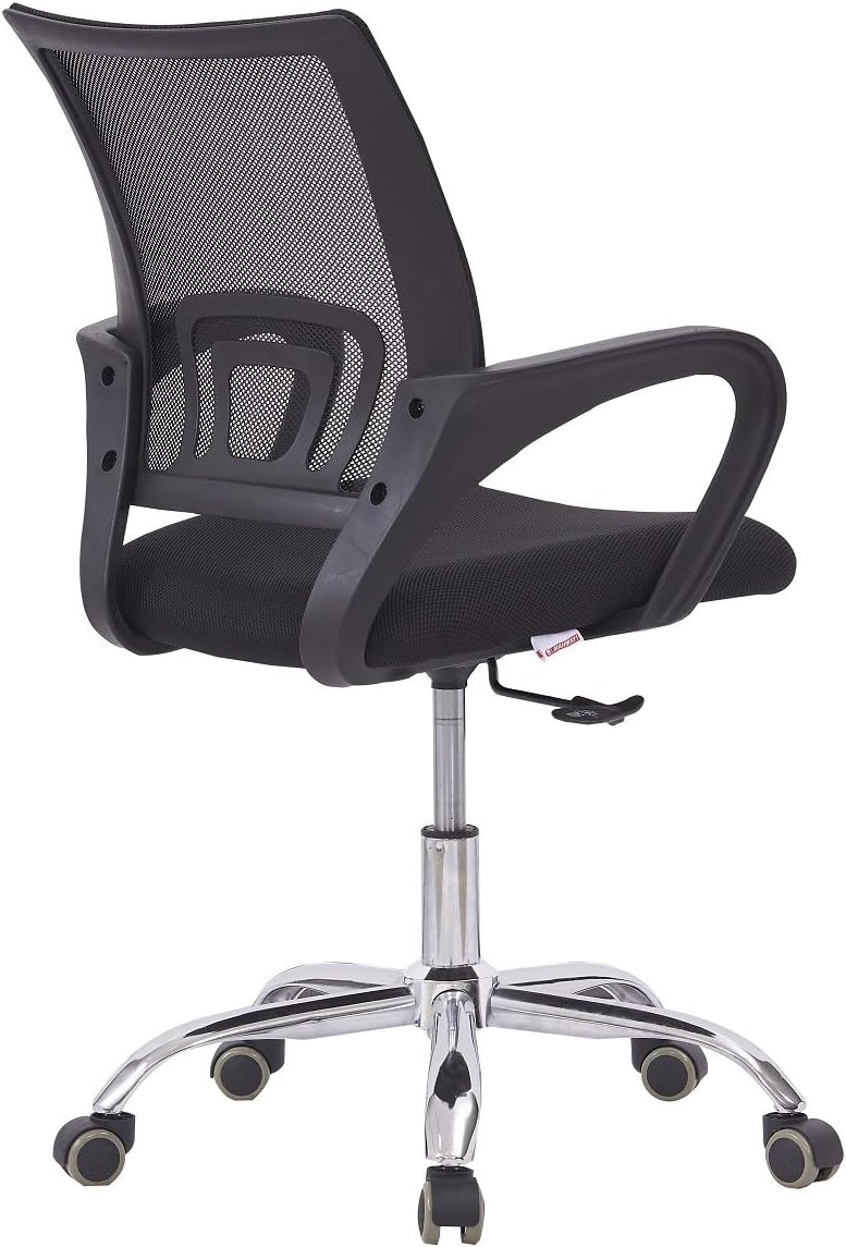 Mahmayi Sleekline 6901 Task Office Chair, Adjustment Height - Castor Wheel Chair - Black - Image 4