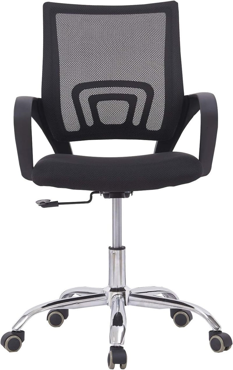 Mahmayi Sleekline 6901 Task Office Chair, Adjustment Height - Castor Wheel Chair - Black - Image 3