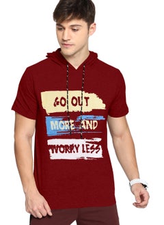 100% Cotton Men's Trendy Half Sleeve T Shirt with Hoodie - pzsku/ZC7E979737A952820F7DEZ/45/_/1679384453/0bb582a7-5351-4972-8883-988d5c06ce96