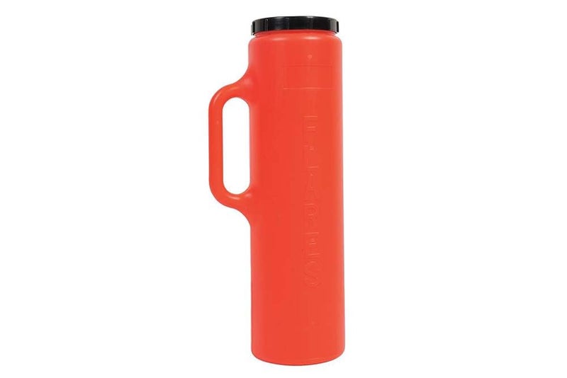 CY Plastics Red Safety Flare Container, Holds (12) 30-Min. Flares