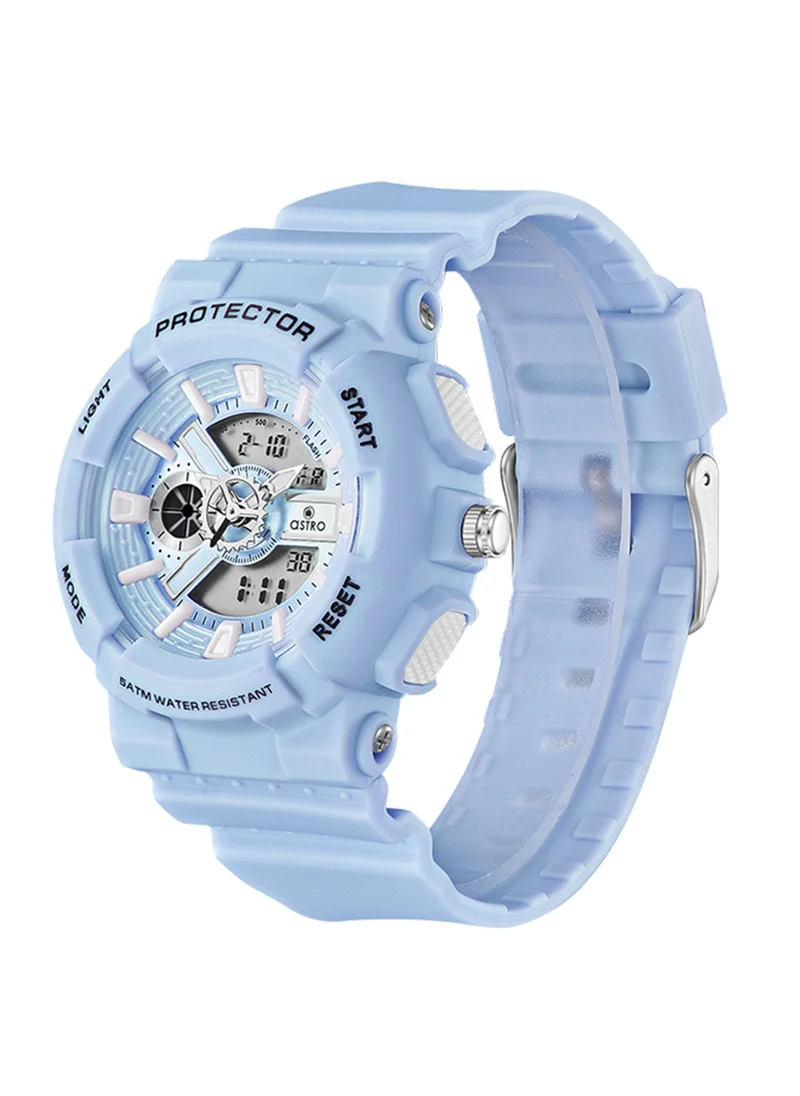 أسترو Kid's Unisex Analog+Digital Polyurethane Wrist Watch A23818-PPLL - 46 Mm