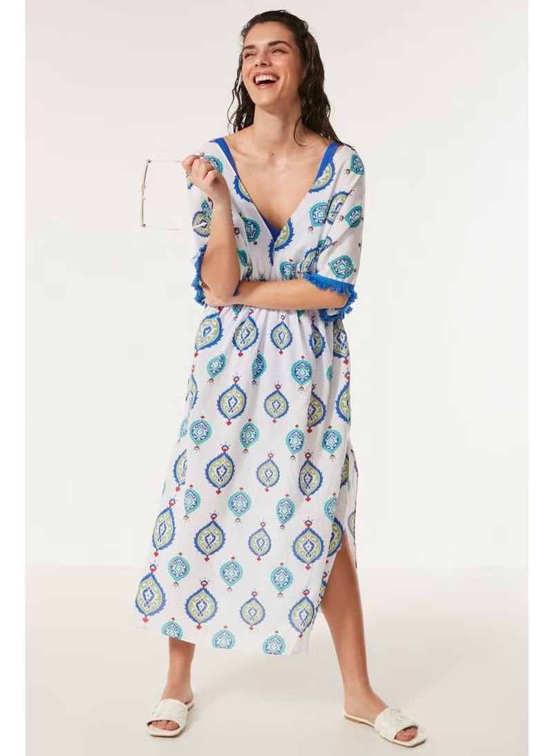 C&city Pareo Beach Dress 22226 White - Image 3