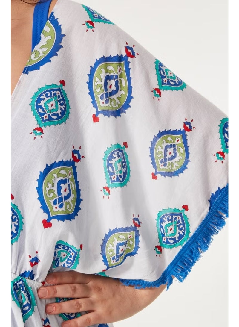 C&city Pareo Beach Dress 22226 White - Image 4