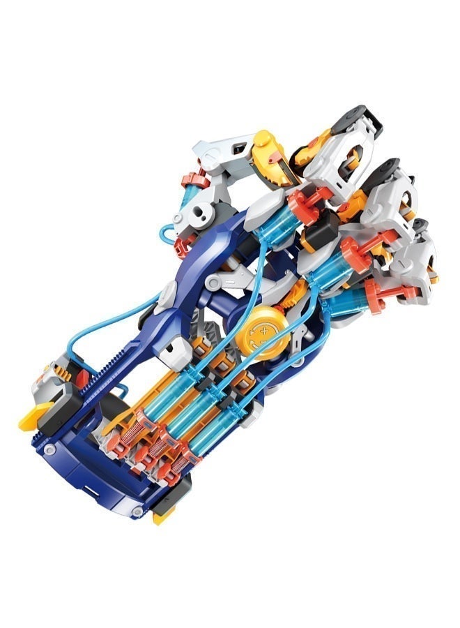 Pro'skit Pro’sKit GE-634 Hydraulic Cyborg Hand DIY STEM Kit – Buildable Wearable Robotic Arm for Kids (200+ Pieces, No Batteries Required) - Image 3
