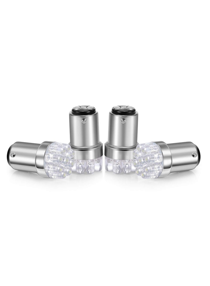 Marine LED Replacement Bulb, Boat Navigation Lights BA15D LED Bulb for Boat Lights Bow Stern Marine LED Replacement Boat Accessories Also suitable for motorcycle turn signals (12V 10 Pieces) - Image 2