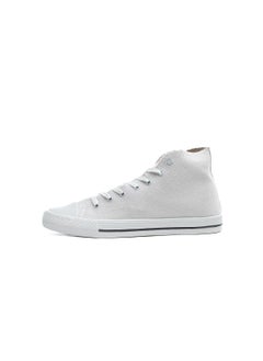 Basic Lace-Up Knit Flat Sneakers For Men
