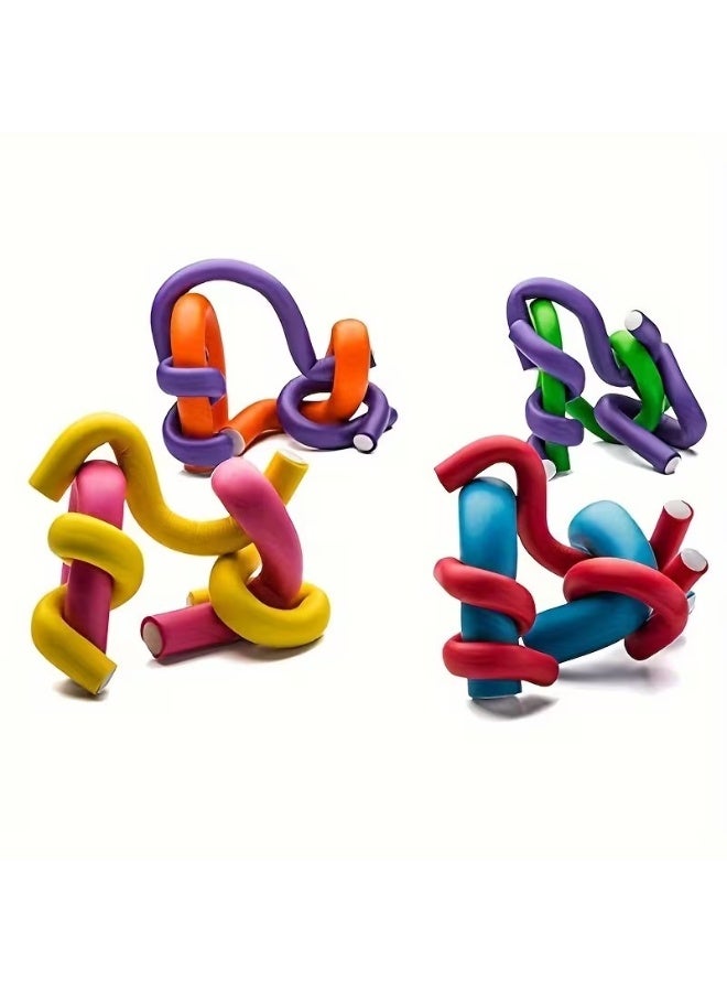 مجموعة سبونجيا المكونة من 10 قطع من بكرات الشعر الإسفنجية - بكرات ناعمة متعددة الألوان بدون حرارة لتصفيف سهل، وتجعيد مريح طوال الليل، مثالية لجميع أنواع الشعر - Image 4