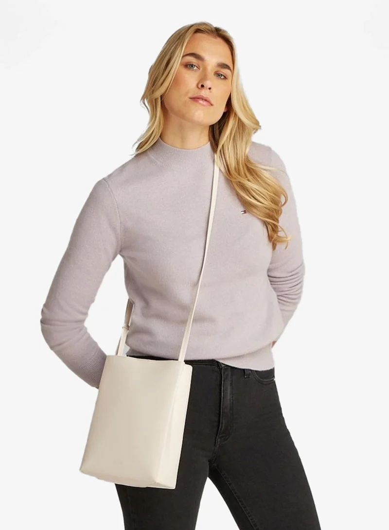 CALVIN KLEIN LEATHER CROSSBODY BAG
