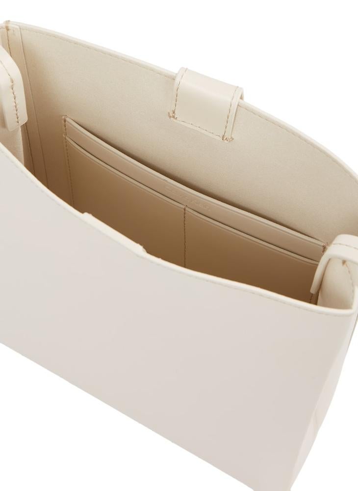 CALVIN KLEIN LEATHER CROSSBODY BAG  - Image 4