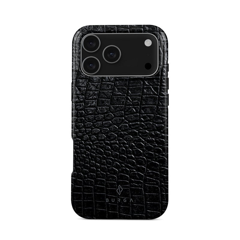 بورجا جراب آيفون  برو ماكس لمسة الحاصد الفاخر متوافق مع حماية هجينة مزدوجة الطبقات من البلاستيك الصلب والسيليكون مقاوم للخدش والصدمات - Image 1