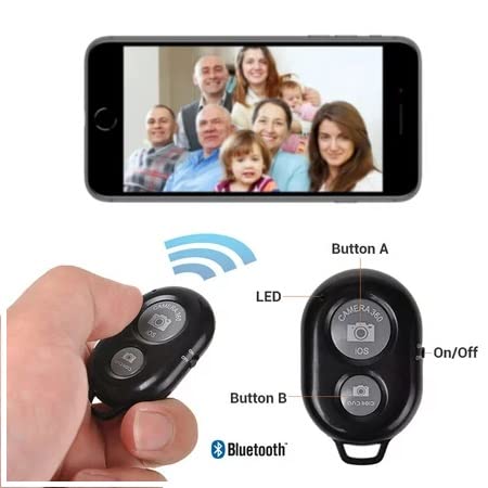 Gladiadora Shutter Remote Control Shutter Selfie Remote with Bluetooth Connectivity Compatible Technology Selfie Click Button Create Amazing Selfie - Image 2