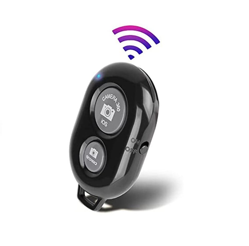 Gladiadora Shutter Remote Control Shutter Selfie Remote with Bluetooth Connectivity Compatible Technology Selfie Click Button Create Amazing Selfie - Image 1