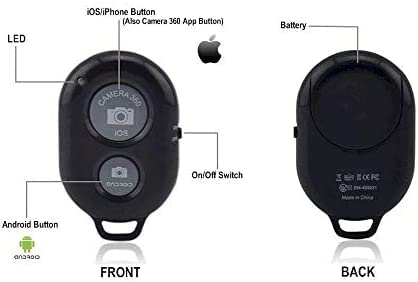 Gladiadora Shutter Remote Control Shutter Selfie Remote with Bluetooth Connectivity Compatible Technology Selfie Click Button Create Amazing Selfie - Image 5