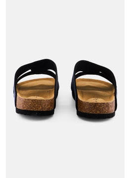 Algspar Men Slip On Cork Sandals, Navy Blue  - Image 2
