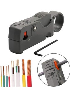 Oubao New Rotary Coax, Cable Stripper (2-Blades Model), Adjust Blades‘ Depth For RG-58 (3C2V), RG6 (5C2V), RG59/62 (4C2V), RG-174 (HT-332D), Model : 332B  - Image 1