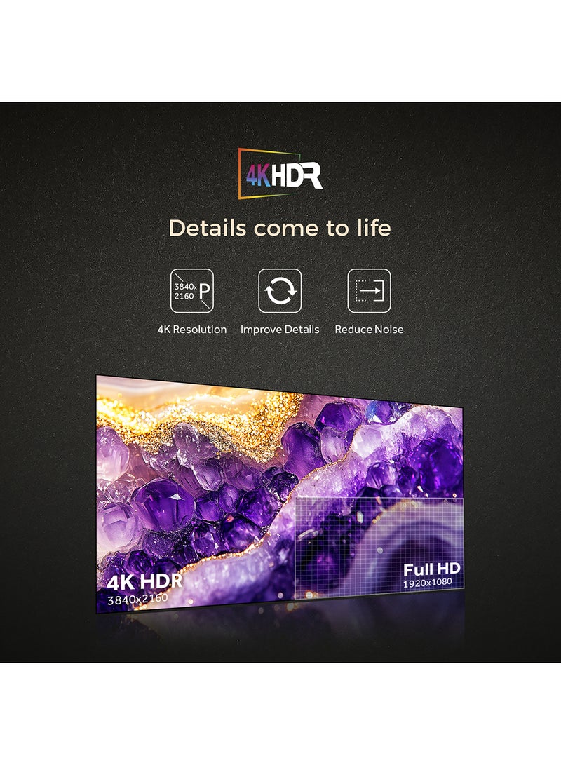 Haier 55 Inch 4K UHD Smart Google TV | Dolby Audio | HDR 10 | Gaming MEMC Processor | 2+32GB RAM/ROM | Variable Refresh Rate | Auto Low Latency Mode | Premium Bezel-less Design - H55H5F Black H5F black - Image 3