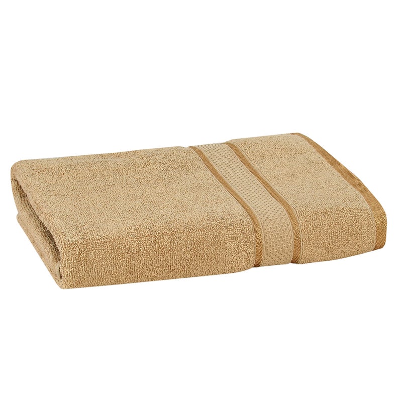 FRESH FROM LOOM Ultra-Premium 100% Pure Cotton 500 GSM Towels for Bath | Men & Women Bath Towel Set | Soft Skin Friendly & Hypoallergenic | High Water Absorber | Quick Dry (27 x 54 Inch | Brown) 1pc - Image 1