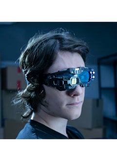 SpyX SpyX / Night Mission Goggles - Spy Kids Goggles Toy + LED Light Beams + Flip Out Scope. Adjustable Spy Lens/Glasses/Eyewear Toy Gadget for Junior Secret Agent Role Play in The Dark  - Image 3