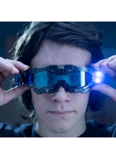 SpyX SpyX / Night Mission Goggles - Spy Kids Goggles Toy + LED Light Beams + Flip Out Scope. Adjustable Spy Lens/Glasses/Eyewear Toy Gadget for Junior Secret Agent Role Play in The Dark  - Image 2