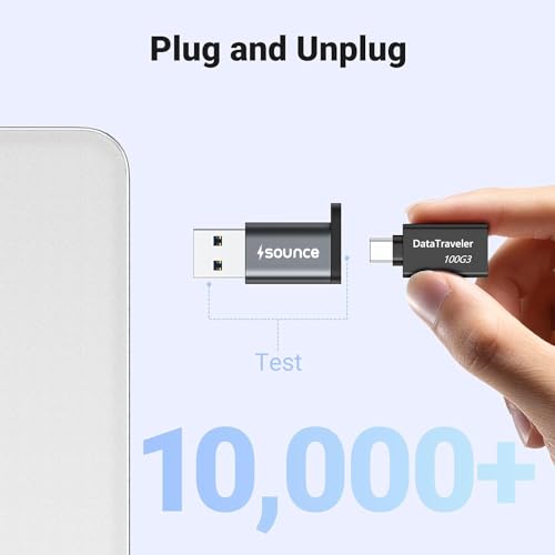 Sounce USB 3.0 OTG to USB Type C Adapter Portable Peripherals High-Speed Data Transfer, Compatible and Works with Laptops, Tablets, Smartphone, Chargers and More Devices - Image 4