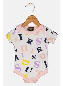 TRUSSARDI Toddlers Girl Allover Printed Bodysuit, Multicolor  - Image 1