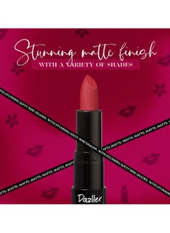 DAZLLER Dazller Matte More Lipstick 4g 102 Lightweight Creamy Long Stay  - Image 2