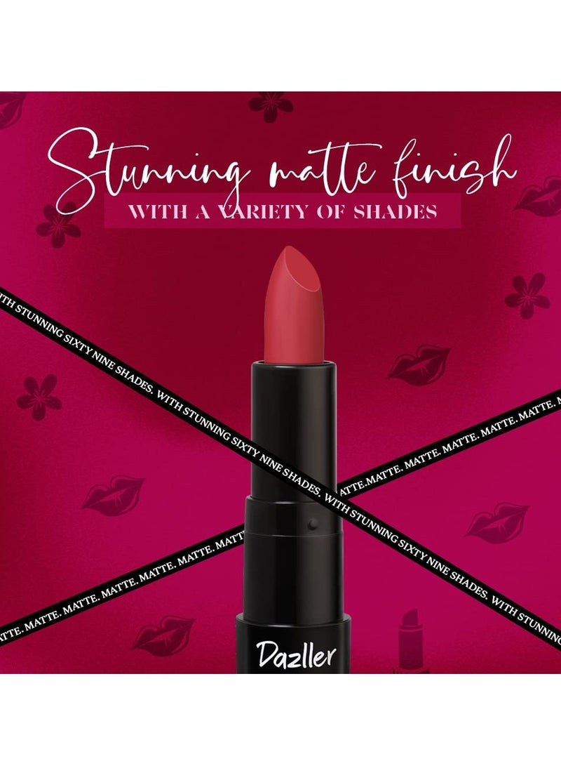 Dazller Matte More Lipstick 4g 102 Lightweight Creamy Long Stay - Image 2