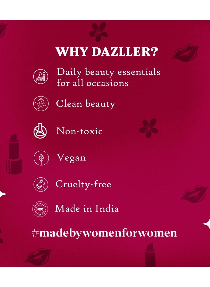 Dazller Matte More Lipstick 4g 102 Lightweight Creamy Long Stay - Image 4