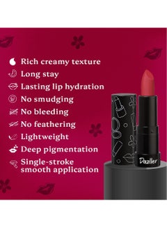 DAZLLER Dazller Matte More Lipstick 4g 102 Lightweight Creamy Long Stay  - Image 3