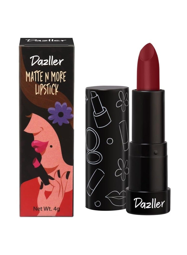 Dazller Matte More Lipstick 4g 102 Lightweight Creamy Long Stay - Image 1