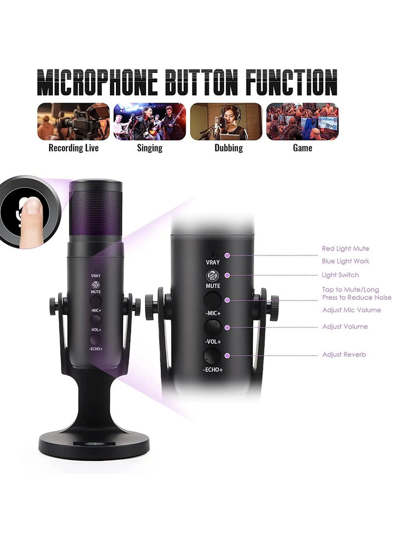 Jmary PW9 Desktop live and Recording Microphone Video Broadcast Cinema Equipment Supplier - Image 2