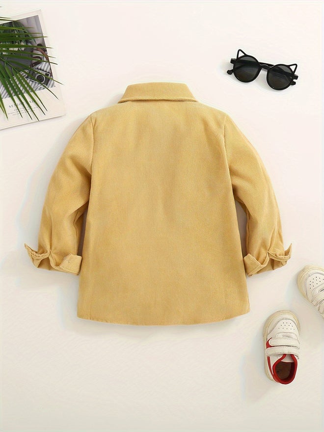Take Two Textured Button Up Pocket Detail Jacket - Image 3