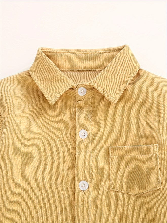 Take Two Textured Button Up Pocket Detail Jacket - Image 4