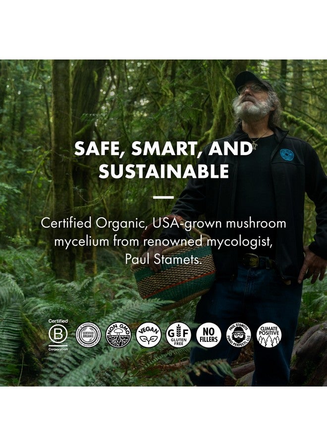 Host Defense Breathe* Extract - Immune & Respiratory Support Mushroom Liquid Supplement - Herbal Lung Health Supplement with Chaga, Reishi & Cordyceps - 2 fl oz (60 Servings)* - Image 5