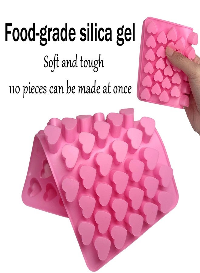 YCDMLJC Heart Silicone Mold 2pcsBaking Mold Reusable Candy Mold,Used for Jelly, Homemade Treats, Candy, Chocolate,candle,lacquer seal Making Supplies - Image 3