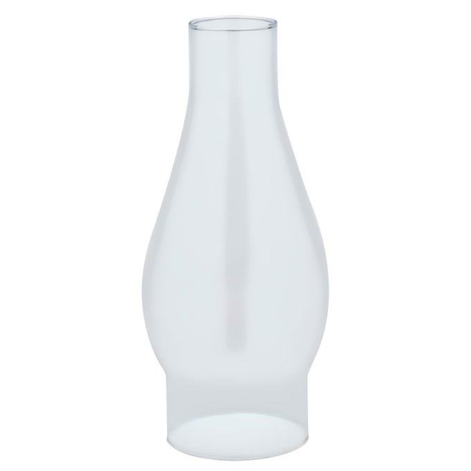 258INCH HANDBLOWN CLEAR GLASS CHIMNEY FOR OIL LAMP USE WITH CONVERTED ELECTRIC LAMPS IDEAL REPLACEMENT SHADE FOR OIL LAMPS 1PACK OL39179