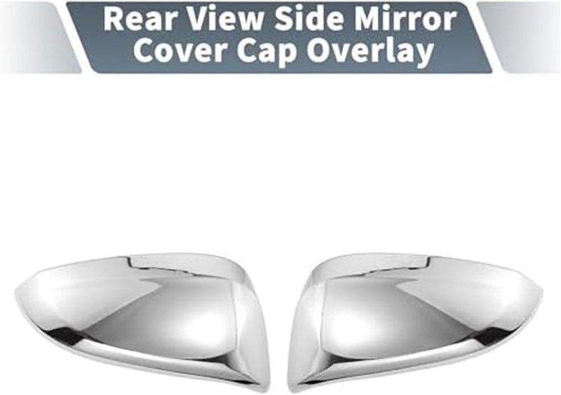 QASULER Chrome Plated Mirror Cover for Toyota HILUX - Image 4