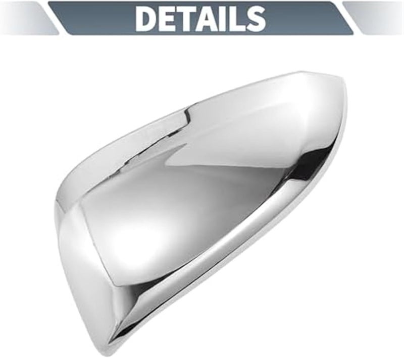 QASULER Chrome Plated Mirror Cover for Toyota HILUX - Image 3