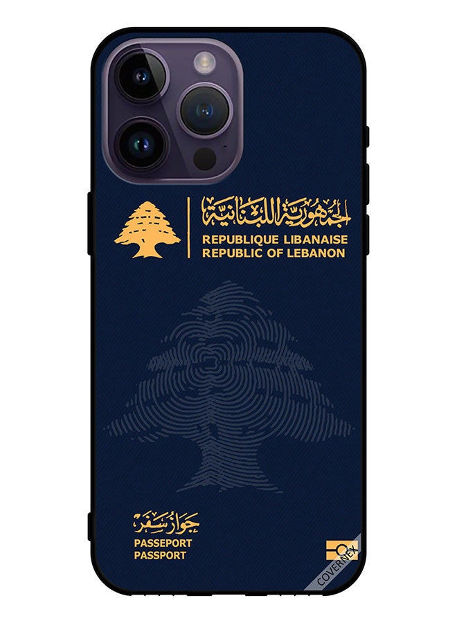 Covernex Protective Case Cover For Apple iPhone 14 Pro Max Lebanon Passport - Image 1