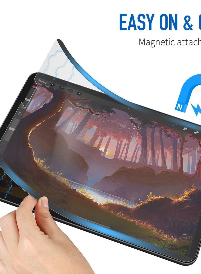 حماية شاشة مغناطيسية من Paperfeel متوافقة مع Surface Pro 11/10/9/8/X 13 بوصة، مضادة للتوهج، سهلة التركيب، قابلة للفك وإعادة الاستخدام، فيلم غير لامع للرسم والتخطيط كما على الورق - Image 4