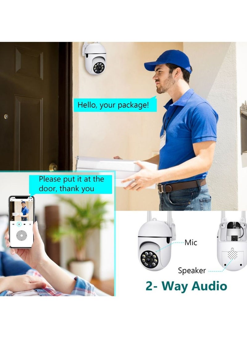 Crony - NIP-27 V380 APP 1080P Full color Wireless Camera HD IP Wireless CCTV Camera Waterproof Outdoor WiFi CCTV Security Cameras - Image 1