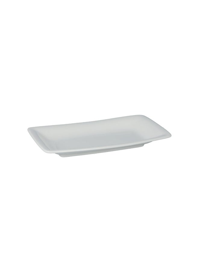 New Power Rectangular Soup Plate White 360 x 110mm JX83-A004-03  - Image 1