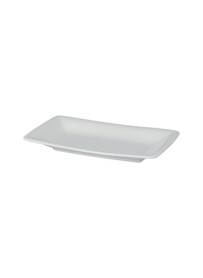 New Power Rectangular Soup Plate White 360 x 110mm JX83-A004-03  - Image 2