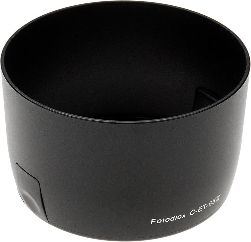Fotodiox Dedicated Bayonet Lens Hood ET-65III for Canon EF Telephoto Lenses - Image 2