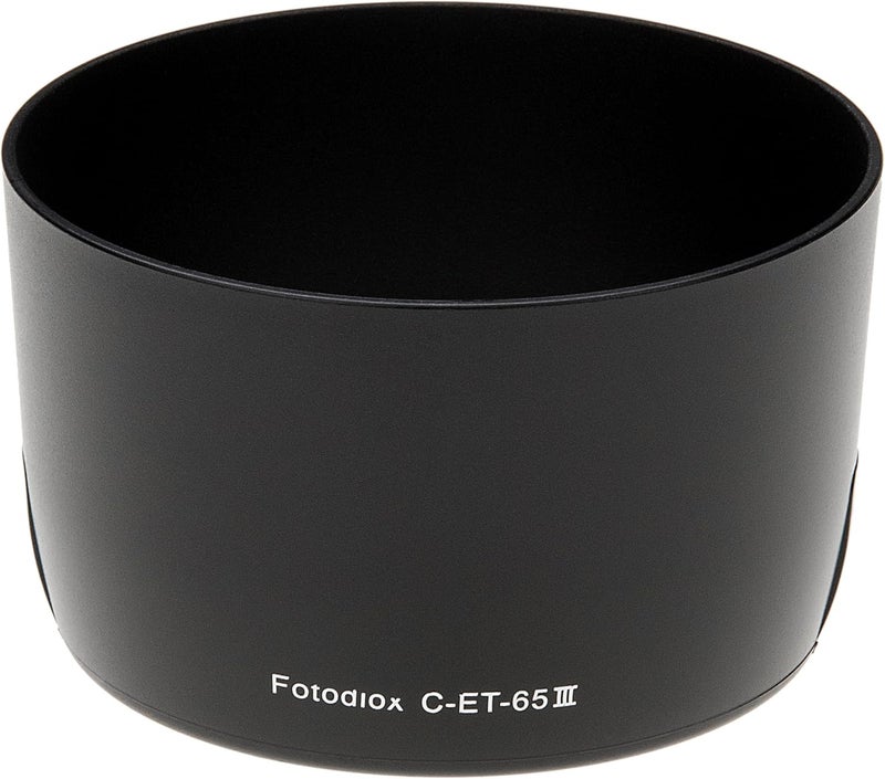 Fotodiox Dedicated Bayonet Lens Hood ET-65III for Canon EF Telephoto Lenses - Image 1