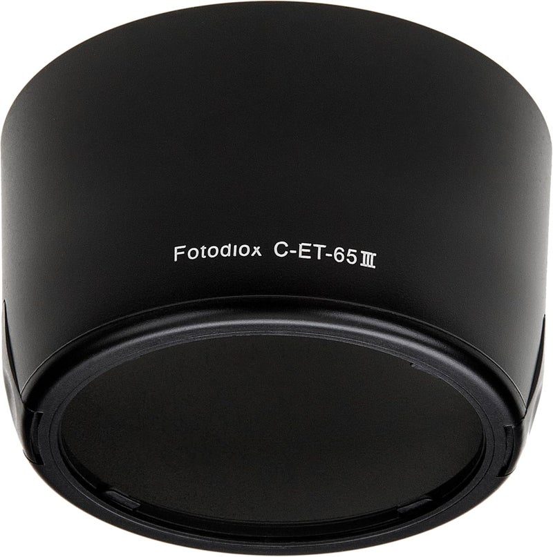 Fotodiox Dedicated Bayonet Lens Hood ET-65III for Canon EF Telephoto Lenses - Image 3