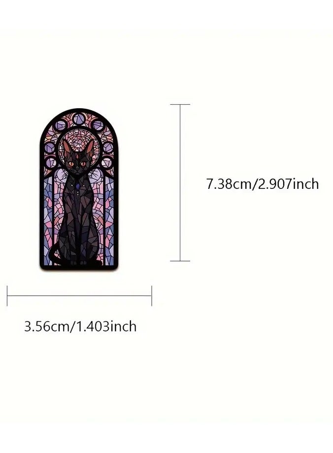 Goolsky 50pcs Gothic Cat Graffiti Stickers - Waterproof PVC Decals for DIY Projects on Laptops, Phones, Tablets, Guitars & More - Durable, Self-Adhesive Animal Print Designs - Image 4