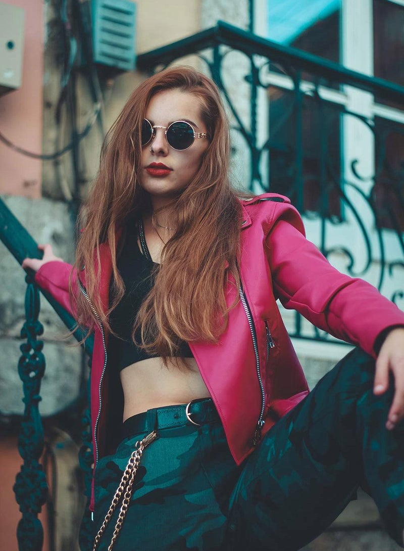 roaiss Round Steampunk Sunglasses for Men Women Vintage Circle Shades Outdoor Fashion Street Snap UV400 Protection Sun Glasses with Metal Frame - Image 3