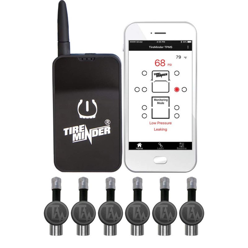 تيرمايندر سمارت TPMS مع 6 حساسات تدفق مباشر سوداء