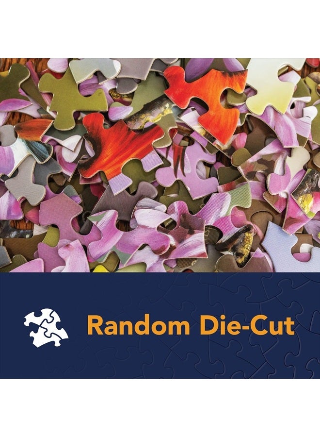 Bits and Pieces – 300 Piece Jigsaw Puzzle for Adults – Autumn Charm - Fall Pumpkins Woodland Creatures Jigsaw Puzzle by Artist Jane Maday, Completed Puzzle Size: 18" x 24" - Image 5